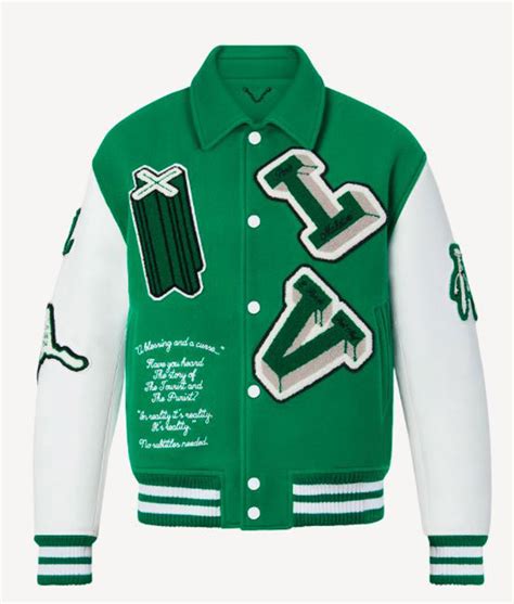 varsity jacket louis vuitton|louis vuitton varsity jacket men.